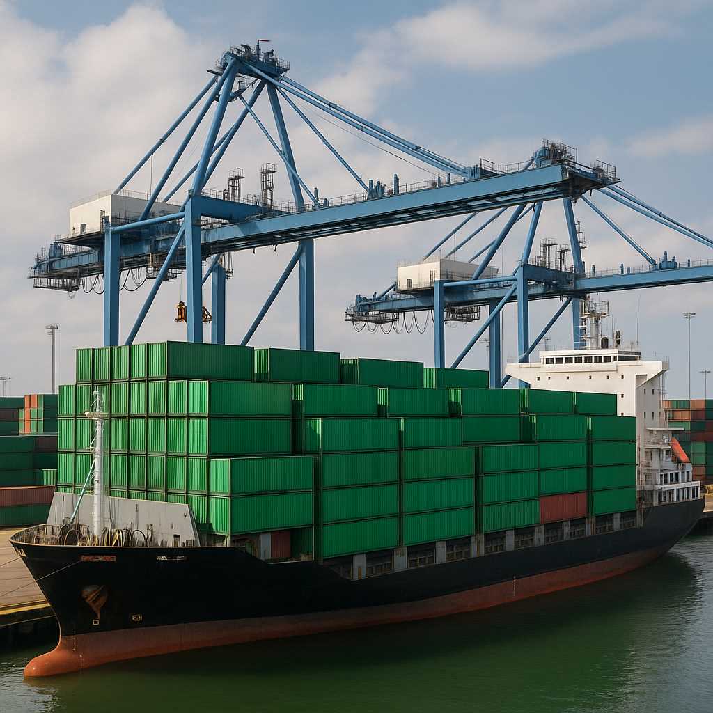 out-20250719_1309_Green Container Shipping_simple_compose_01k0h0sghye2q8gynbsbtqf3bp